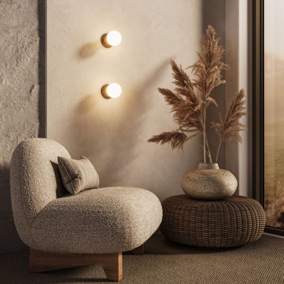 Настенный светильник Eurosvet Stone 303051 травертин a071589