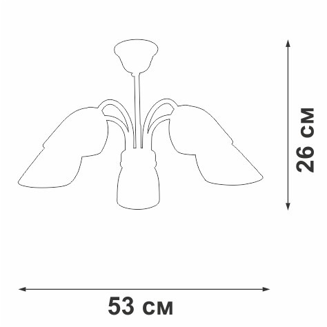 Потолочная люстра Vitaluce V3335-7/5PL