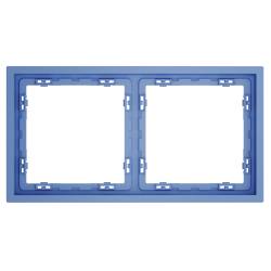 Рамка пластиковая Voltum S70 на 2 поста, (деним) VLS100215