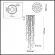 Схема размеров каскадная люстра Odeon Light Jemstone 5084/120L