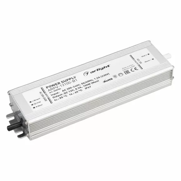 Блок питания Arlight ARPV-12100-B1 12V 8,3A 100W IP67 028786 Блок питания Arlight ARPV-12100-B1 12V 8,3A 100W IP67 028786