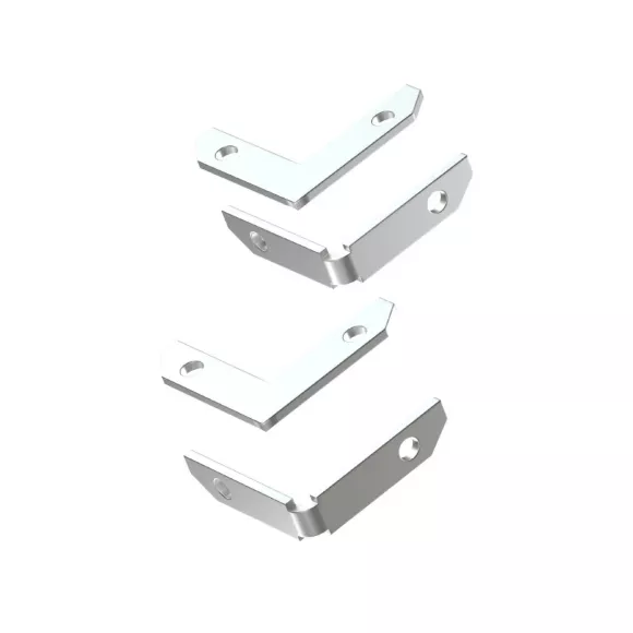 Комплект угловых соединителей шинопровода Denkirs Smart One TR2027-AL, Серый, Алюминий Комплект угловых соединителей шинопровода Denkirs Smart One TR2027-AL, Серый, Алюминий
