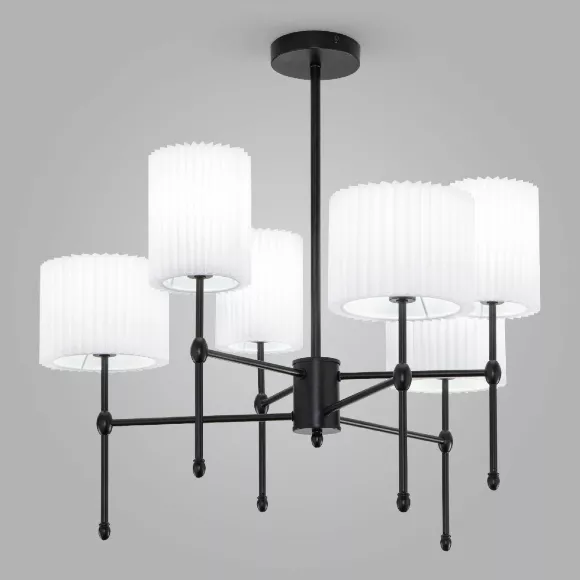 Люстра на штанге Eurosvet Notturno 60162/6 черный Smart a065662