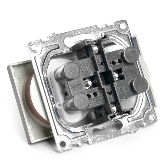 Розетка 2-местная с защитной шторкой Stekker Катрин GLS10-7113-04 49026