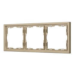 Рамка пластиковая Arlight FRM-NOBE-SFPL-3-GD 054221