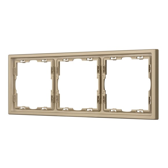 Рамка пластиковая Arlight FRM-NOBE-SFPL-3-GD 054221