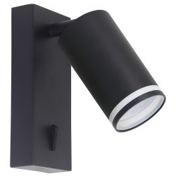 Спот Feron Luna 48810, GU10, 35W, черный