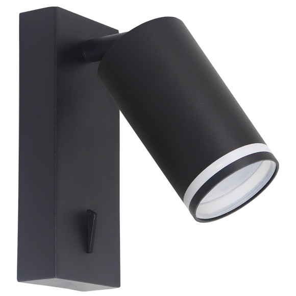 Спот Feron Luna 48810, GU10, 35W, черный