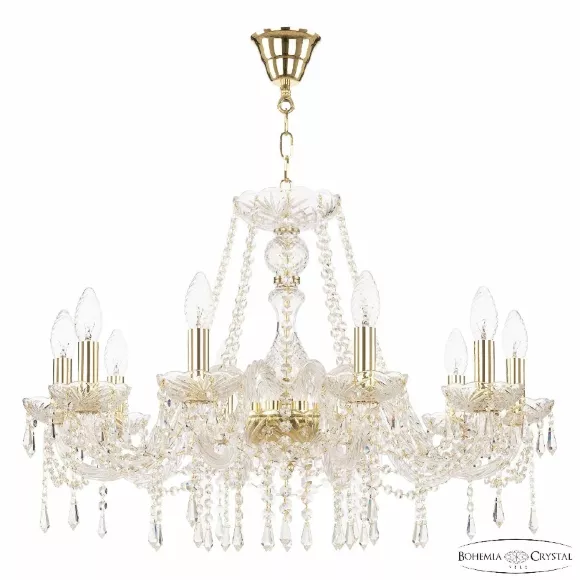 Подвесная люстра Bohemia Ivele Crystal 104/10/240 G Подвесная люстра Bohemia Ivele Crystal 104/10/240 G