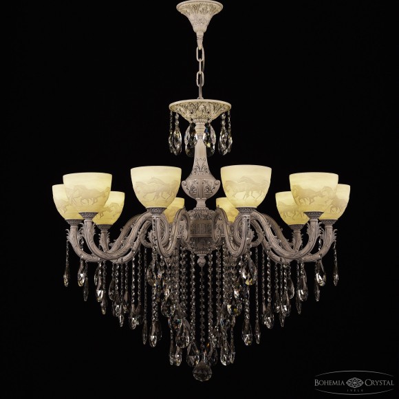 Подвесная люстра Bohemia Ivele Crystal AL79101/10/300 B WMN P1 U Horse
