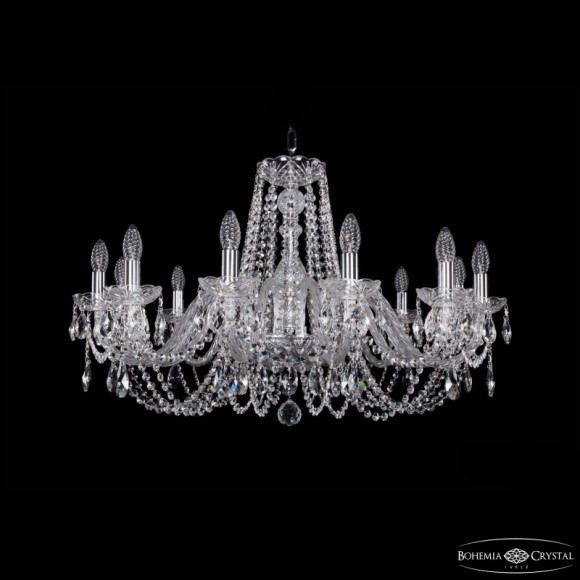 Подвесная люстра Bohemia Ivele Crystal 1402/12/300 Ni