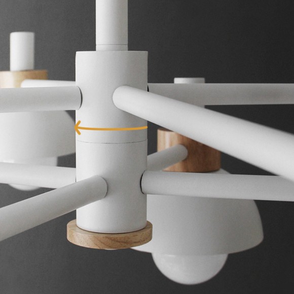 Люстра на штанге ImperiumLoft Fanta 193153-26