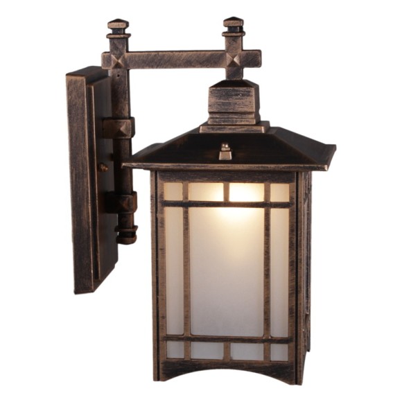 Уличный настенный светильник Reluce 08245-0.2-001U BKG