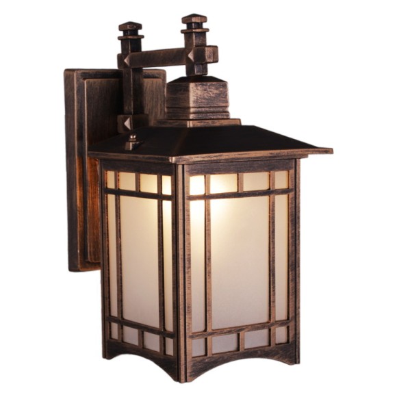 Уличный настенный светильник Reluce 08245-0.2-001U BKG