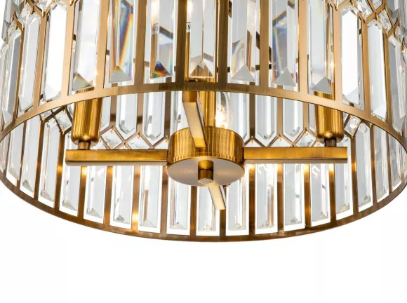 Подвесная люстра iLamp Triumph 6122-420 Brass, декоративные элементы крупным планом Подвесная люстра iLamp Triumph 6122-420 Brass, декоративные элементы крупным планом