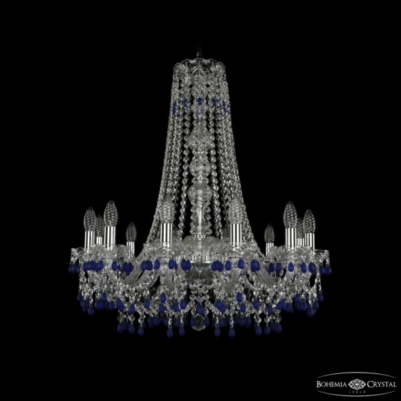 Подвесная люстра Bohemia Ivele Crystal 1410/12/240/h-74 Ni V3001