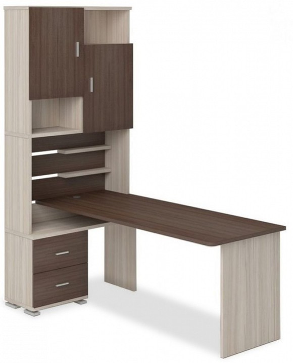 Стол компьютерный Домино СР-720/180 MER_SR-720-180-KSHSH-CH-LEV