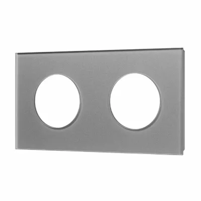 Рамка стеклянная на 2 поста Arlight FRM-GLARE-GC-2-GR 043837