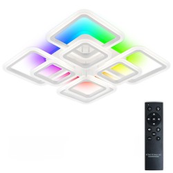 Потолочная люстра с пультом управления Natali Kovaltseva Spektr LED LAMPS 81108/6C