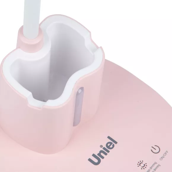 Настольная лампа Uniel ULM-D150 15W/3000-6500K/DIM PINK UL-00011293, Розовый, От теплого до холодного, Пластик, вид снизу Настольная лампа Uniel ULM-D150 15W/3000-6500K/DIM PINK UL-00011293, Розовый, От теплого до холодного, Пластик, вид снизу