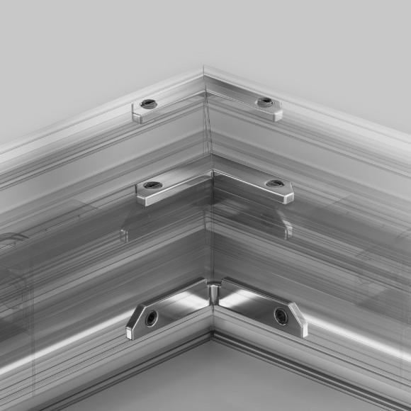 Соединитель для встраиваемой трековой системы Maytoni Magnetic track system Exility TRA034CL-MP-1