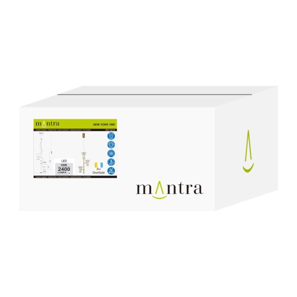 Подвесная светодиодная люстра Mantra New York 9218