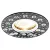 Встраиваемый светильник Ambrella Light Classic A801 BK/AL