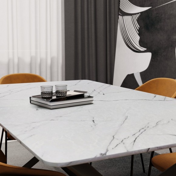 Стол обеденный Evoke Enigma HSBI_DT-2126_lightgrey