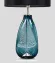 Настольная лампа Delight Collection Crystal Table Lamp BRTL3145, Синий, Черный, Стекло, крупный план