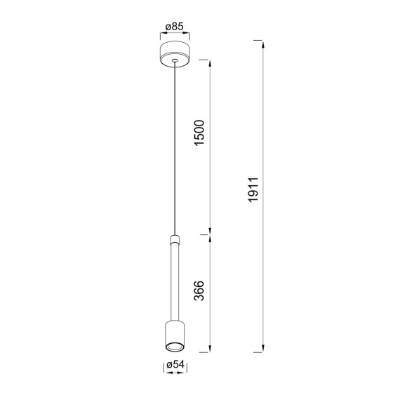 Подвесной светильник Mantra Fugaz 8947