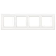 Рамка четырехместная Jung EPD484WWM