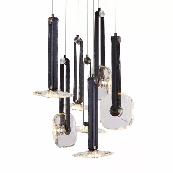 Подвесной светильник Delight Collection OD2553-7 black/clear