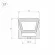 Силиконовый профиль Arlight WPH-FLEX-1616-TOP-S11-5m WHITE 040270