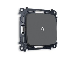 Комплект механизма 1-кл проходного выключателя с подсветкой Ambrella Volt Omega MO902035