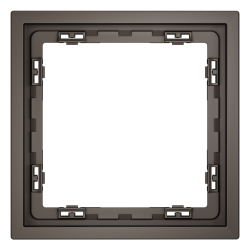 Рамка пластиковая Voltum S70 на 1 пост, (капучино) VLS100114