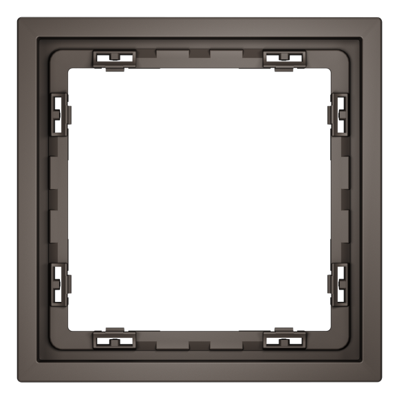 Рамка пластиковая Voltum S70 на 1 пост, (капучино) VLS100114
