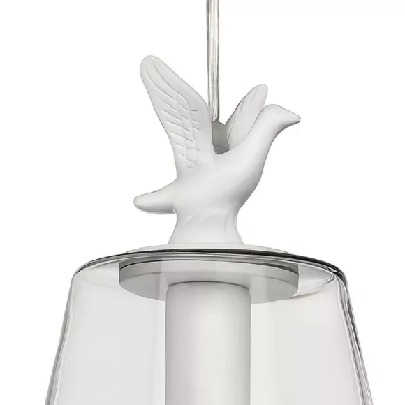 Подвесной светильник LOFT IT Wildlife Loft1807, Белый, Прозрачный, Металл Подвесной светильник LOFT IT Wildlife Loft1807, Белый, Прозрачный, Металл