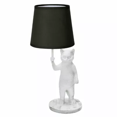 Настольная лампа Uniel UL-00013445 UML-B465 E14 WHITE/BLACK