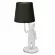 Настольная лампа Uniel UL-00013445 UML-B465 E14 WHITE/BLACK