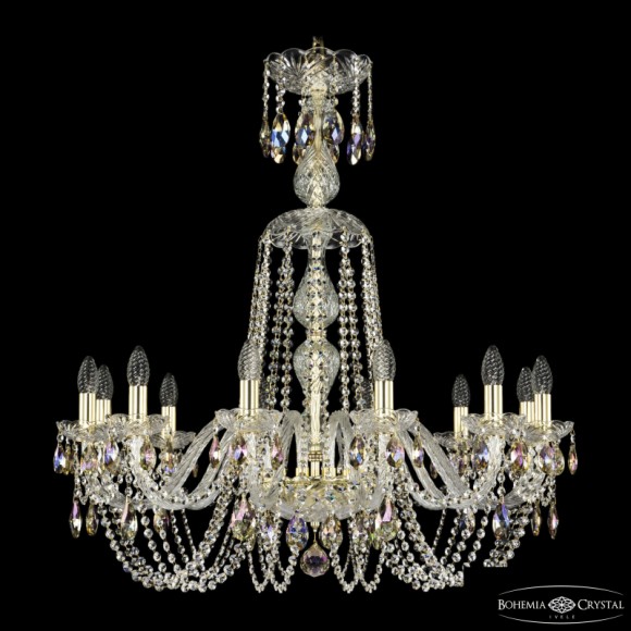 Подвесная люстра Bohemia Ivele Crystal 1402/12/300/XL-90 G K801