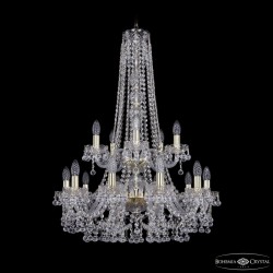 Подвесная люстра Bohemia Ivele Crystal 1409/10+5/240/h-91/2d G