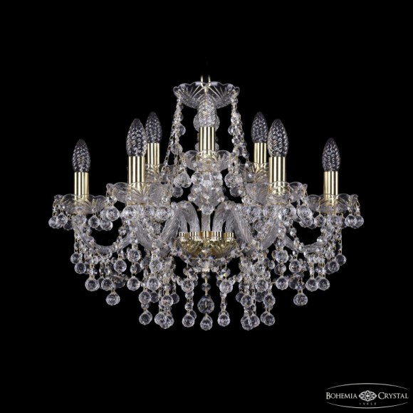 Подвесная люстра Bohemia Ivele Crystal 1409/6+3/195 G