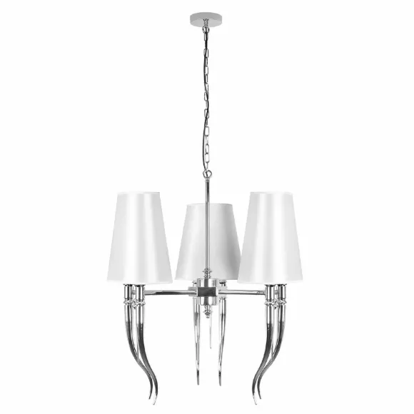 Подвесная люстра Loft IT Brunilde 10207/6 Chrome, декоративные элементы крупным планом Подвесная люстра Loft IT Brunilde 10207/6 Chrome, декоративные элементы крупным планом