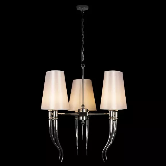 Подвесная люстра Loft IT Brunilde 10207/6 Chrome, крупный план Подвесная люстра Loft IT Brunilde 10207/6 Chrome, крупный план