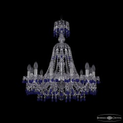 Подвесная люстра Bohemia Ivele Crystal 1410/12/240/XL-74 Ni V3001
