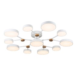 Потолочная светодиодная люстра с пультом управления LED4U L3201-960 WT