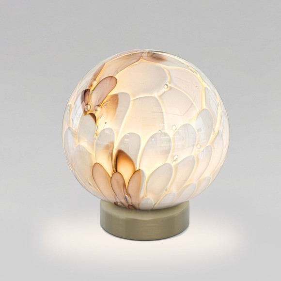 Настольная лампа с плафоном ручной работы Bogate's Crystall 1_102 a072034