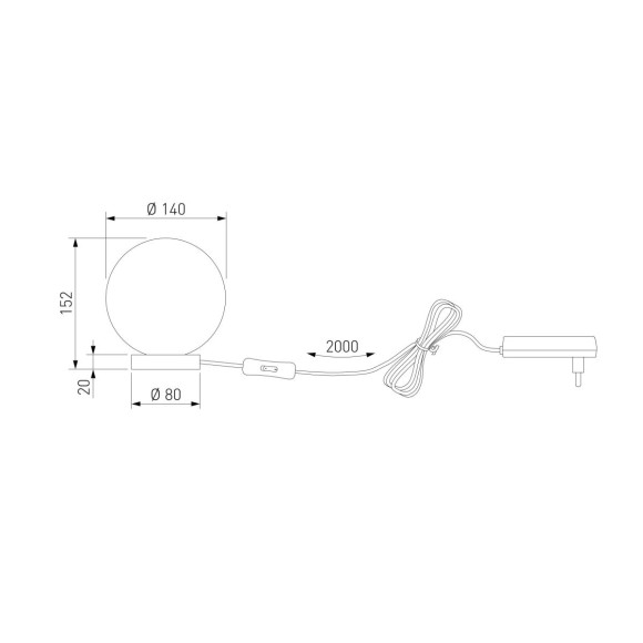 Настольная лампа с плафоном ручной работы Bogate's Crystall 1_102 a072034