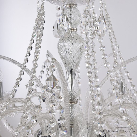 Подвесная люстра Bohemia Ivele Crystal 1411/10/360 Ni