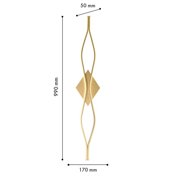 Настенный светильник Favourite Mebius 4741-2W